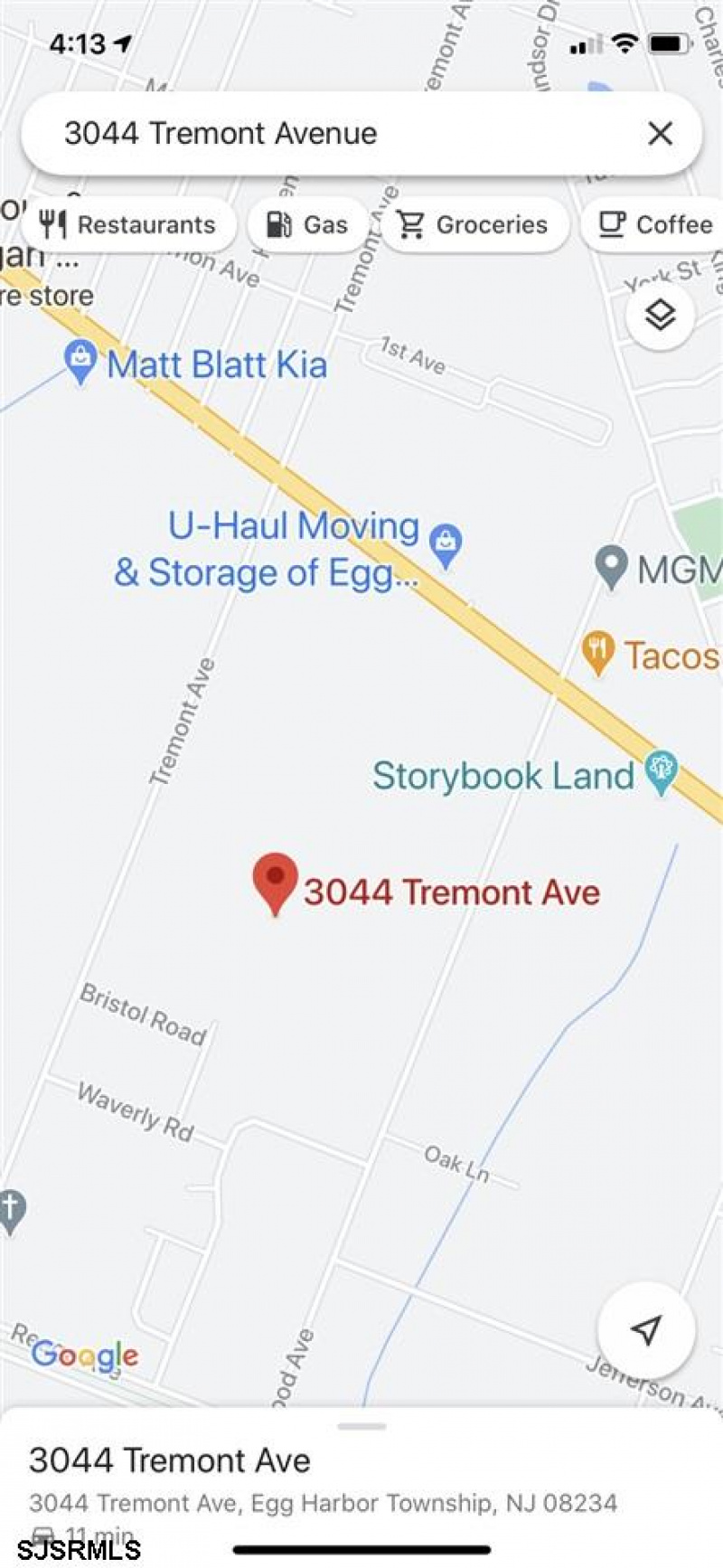 3044 Tremont, Egg Harbor Township, New Jersey 08234, ,Lots/land,For Sale,Tremont,541873