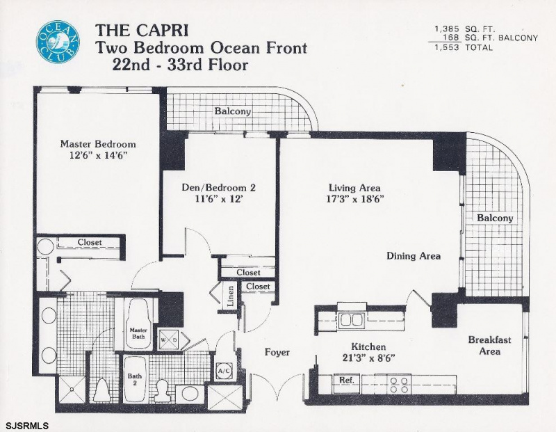 3101 BOARDWALK, Atlantic City, New Jersey 08401-9999, 2 Bedrooms Bedrooms, 7 Rooms Rooms,2 BathroomsBathrooms,Condominium,For Sale,BOARDWALK,541937