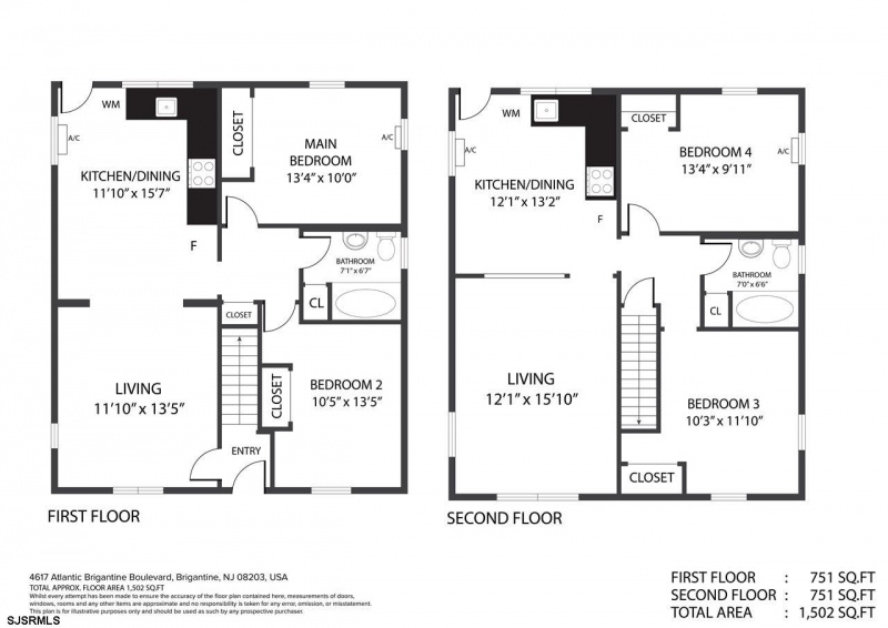 4617 Atlantic Brigantine Blvd, Brigantine, New Jersey 08203, ,Multi-family,For Sale,Atlantic Brigantine Blvd,542218